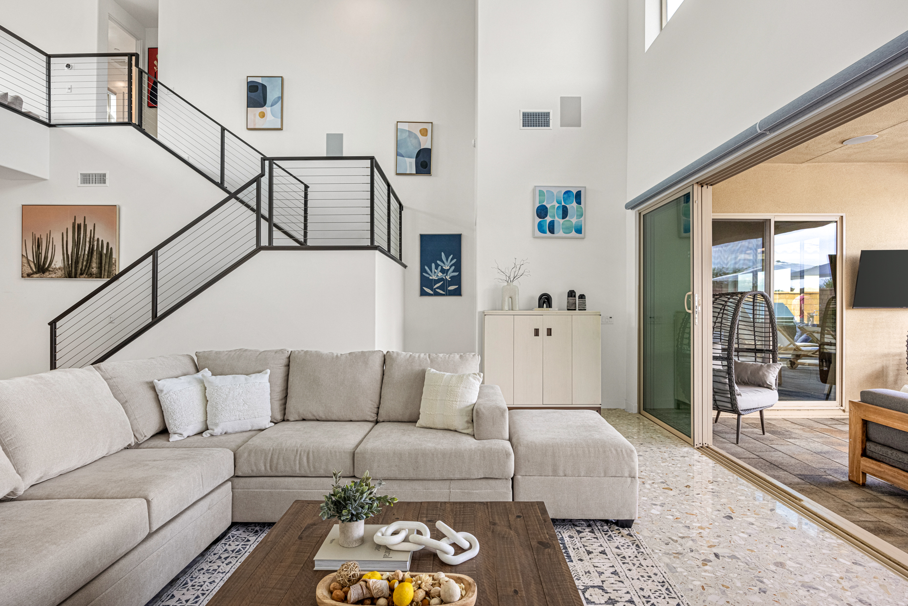 Living room with couch